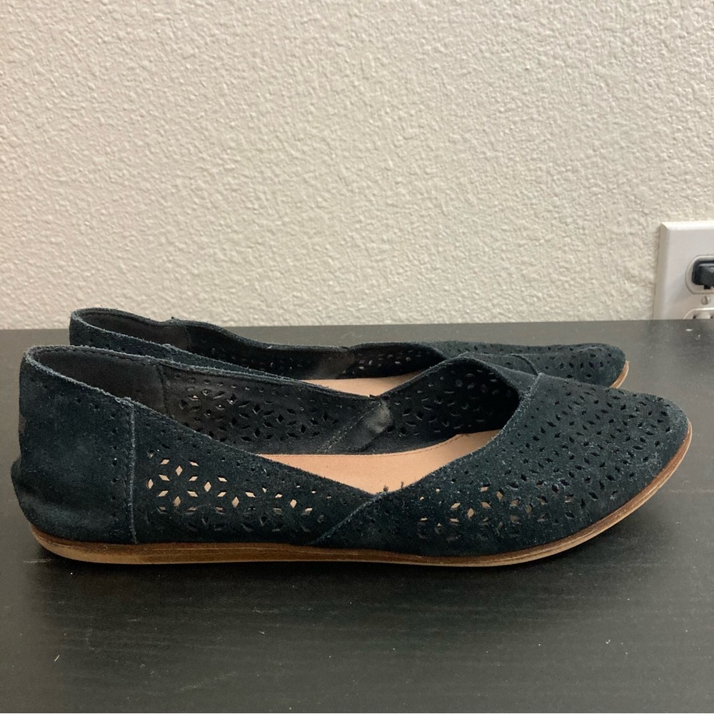 Tom’s Flats - Doily Style - Black - Size 8.5